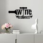 Wallity Accesorio Decorativo de Pared de Metal Negro